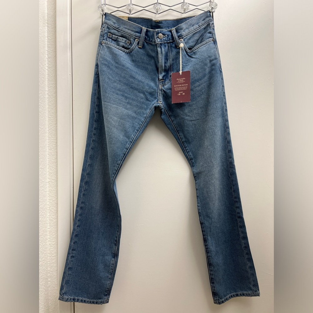 NWT Abercrombie & Fitch Men's Skinny Jeans in Blue